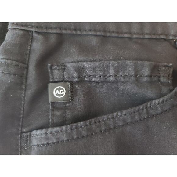 AG Adriano Goldschmied Everett slim straight black pants - 30 x 32 - Picture 3 of 10